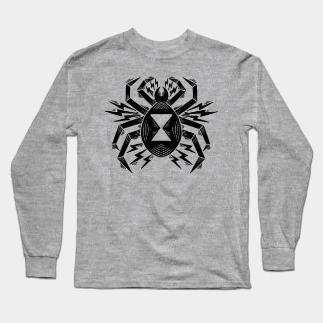 black widow spider Long Sleeve T-Shirt by MatthewTaylorWilson